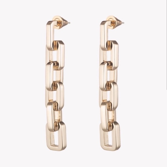 Eddie BORGO supra link drop earrings NWT Earrings - Picture 4 of 8